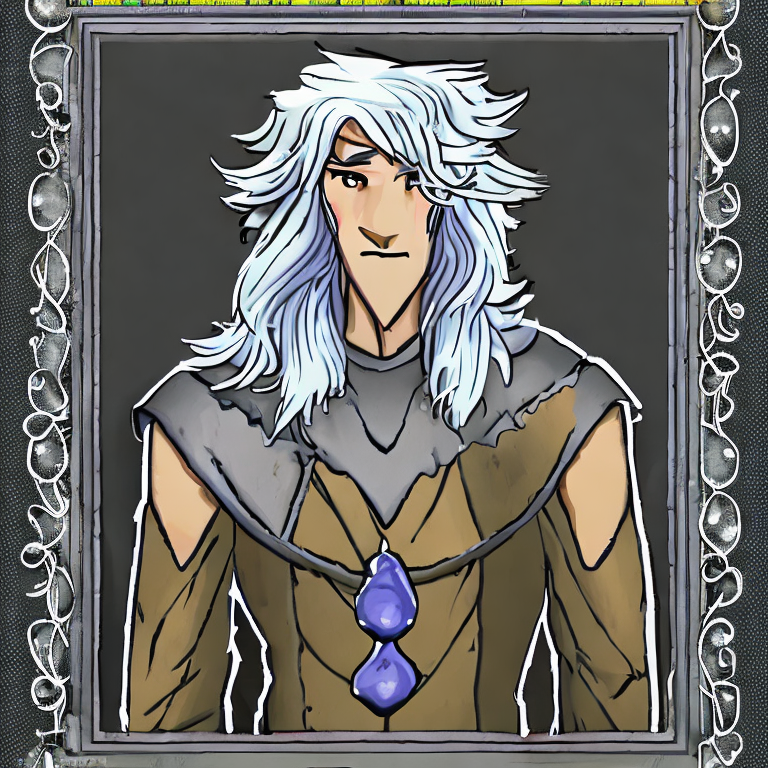 25 year old wizard with silver hair